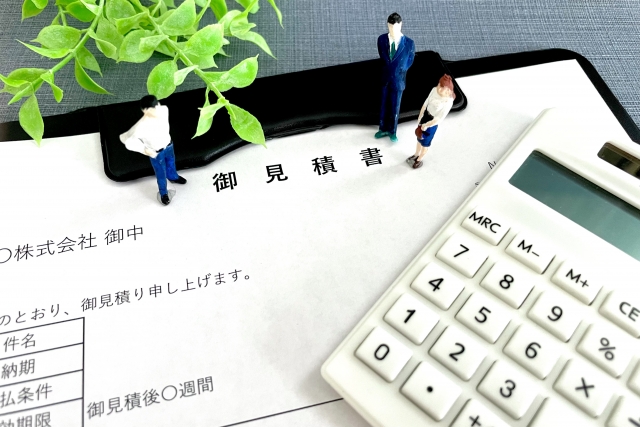 内勤業務（見積書作成、発注）